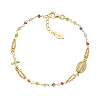 Bracciale Amen Donna Rosari in Argento Cristallo BRO10GARVE3 - BRO10GARVE3